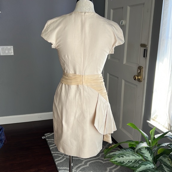 Erin Fetherston Structural Ruffle Cream Dress - Picture 5 of 10